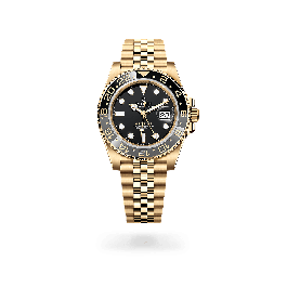 Rolex GMT-Master II in 18 ct yellow gold, M126718GRNR-0001 Ethos