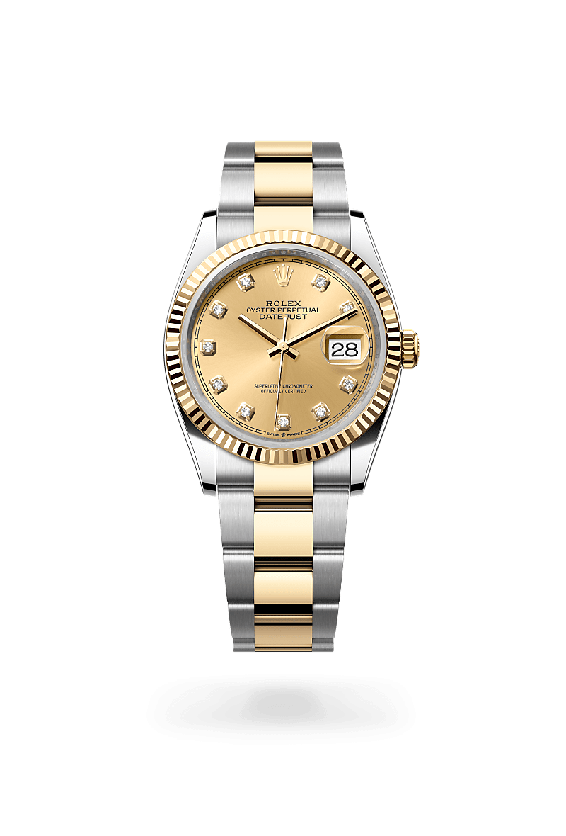 Rolex Datejust 36 in Yellow Rolesor - combination of Oystersteel and yellow gold, M126233-0018 - Ethos