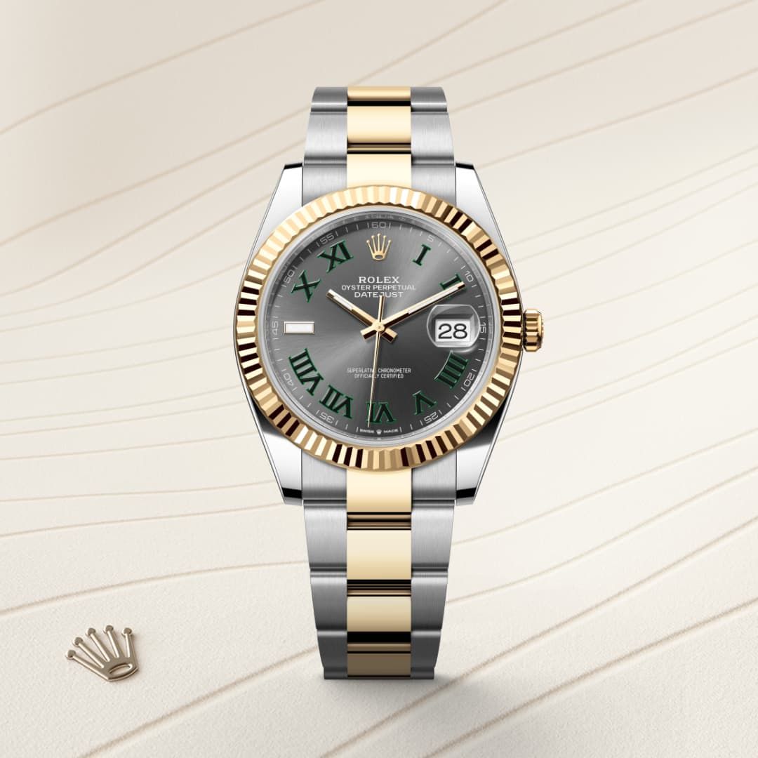 Rolex Datejust 41 in Yellow Rolesor combination of Oystersteel
