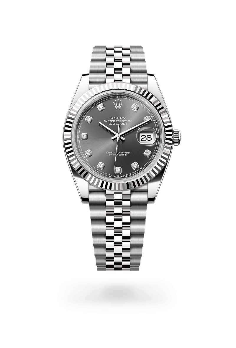 Rolex Datejust 41 in White Rolesor - combination of Oystersteel and white gold, M126334-0006 - Ethos