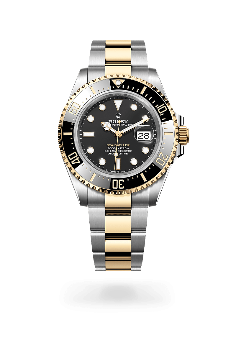 Rolex Sea-Dweller Oyster, 43 mm, Oystersteel and yellow gold