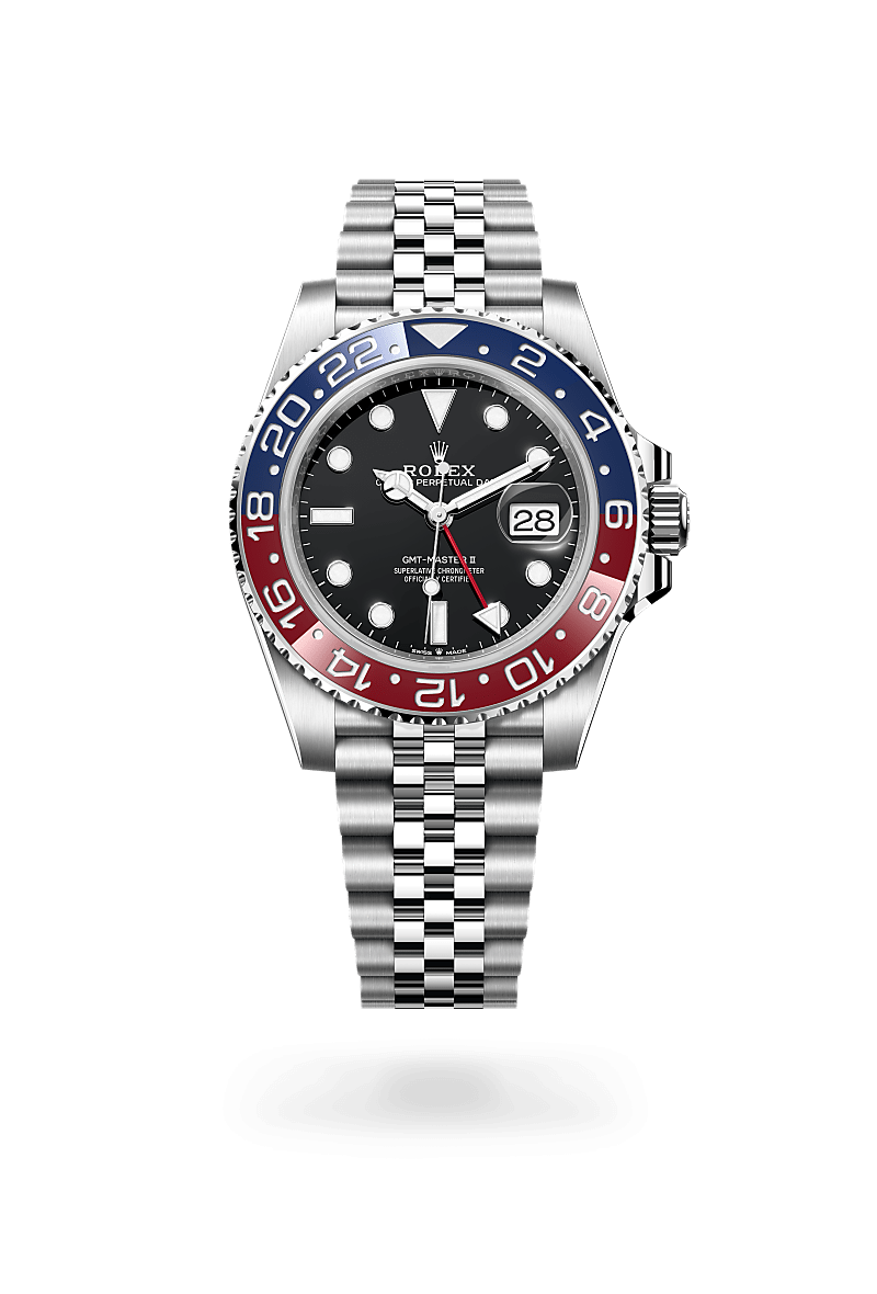 Rolex GMT-Master II in Oystersteel, M126710BLRO-0001 Ethos