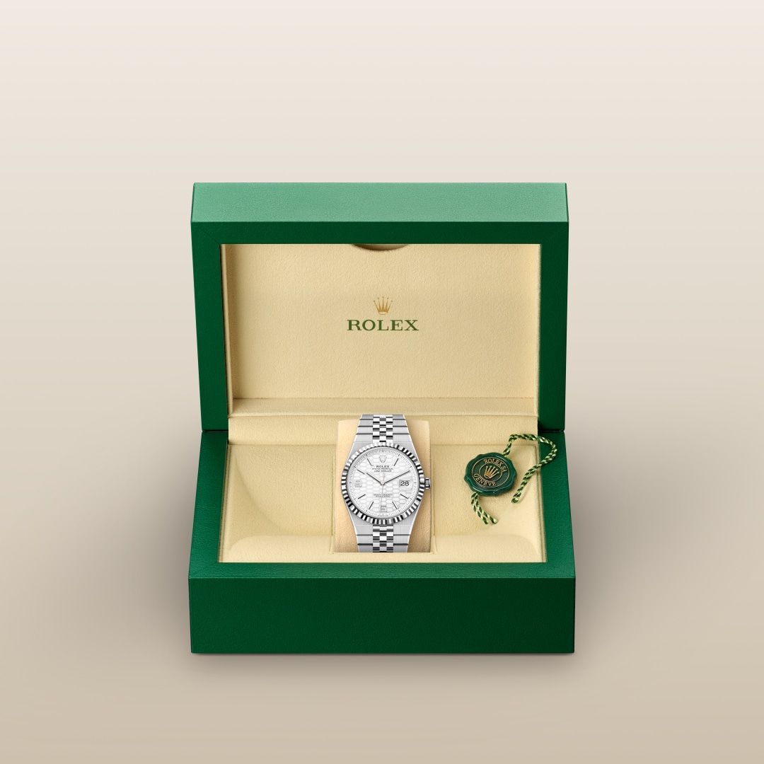 Rolex Land-Dweller 40 in White Rolesor - combination of
