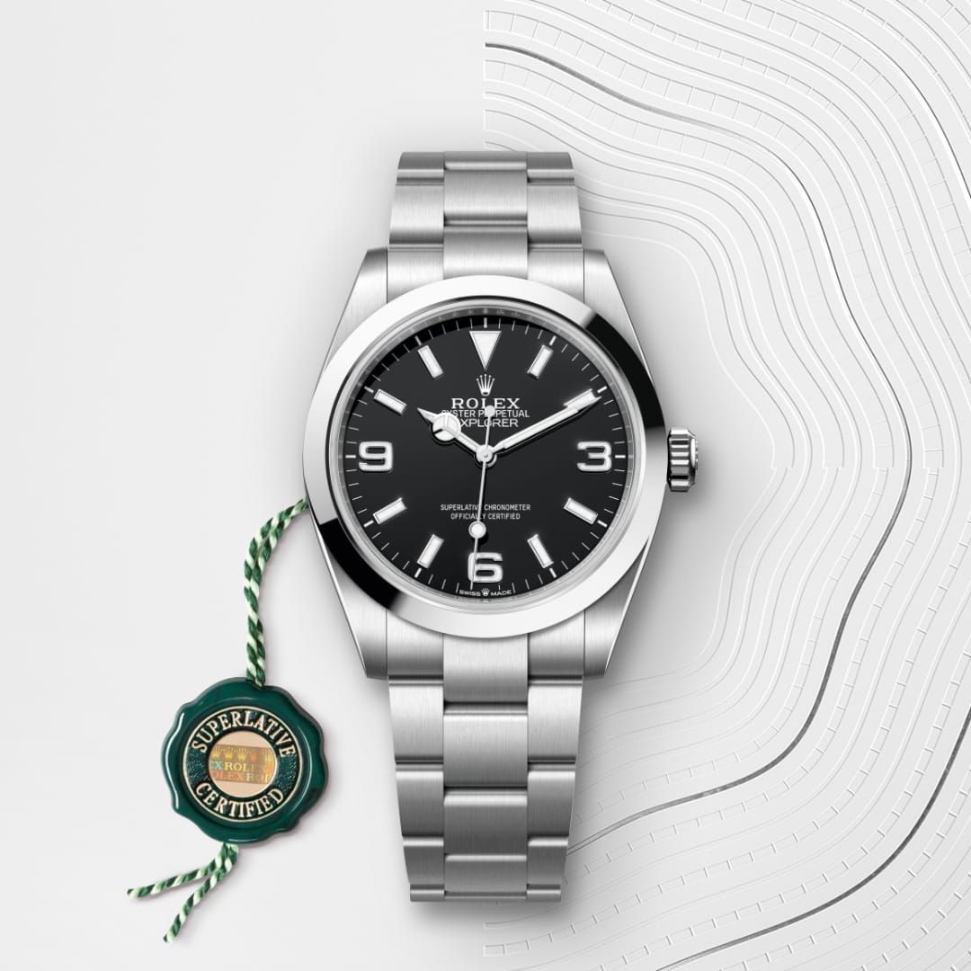 Rolex Explorer 40 in Oystersteel, M224270-0001 Ethos