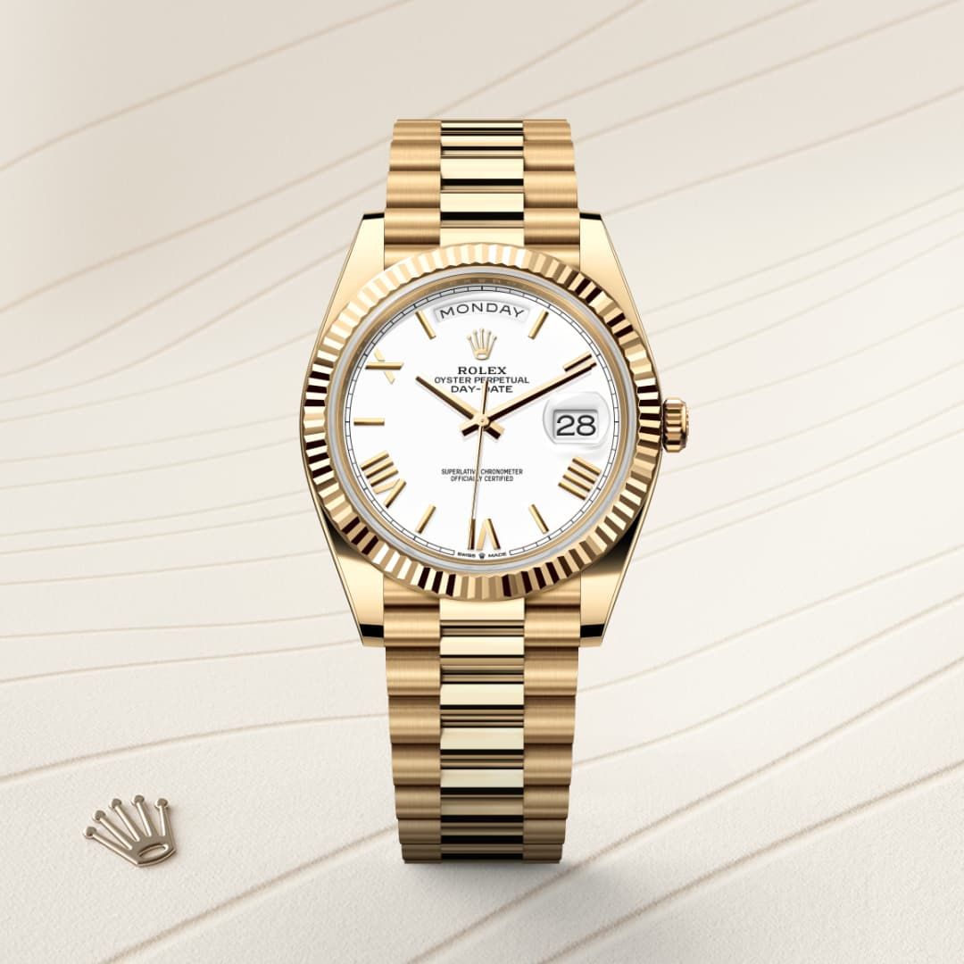 Rolex Day-Date 40 in 18 ct yellow gold, M228238-0042 Ethos