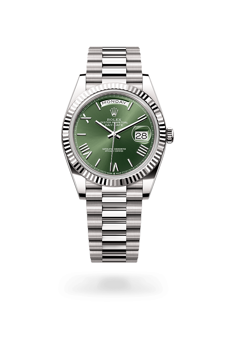 Rolex Day-Date 40 in 18 ct white gold, M228239-0033 - Ethos
