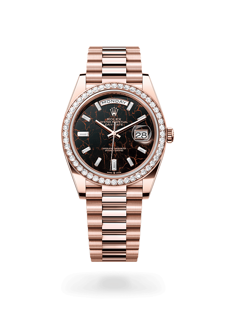Rolex Day-Date 40 in 18 ct Everose gold, M228345RBR-0016 - Ethos