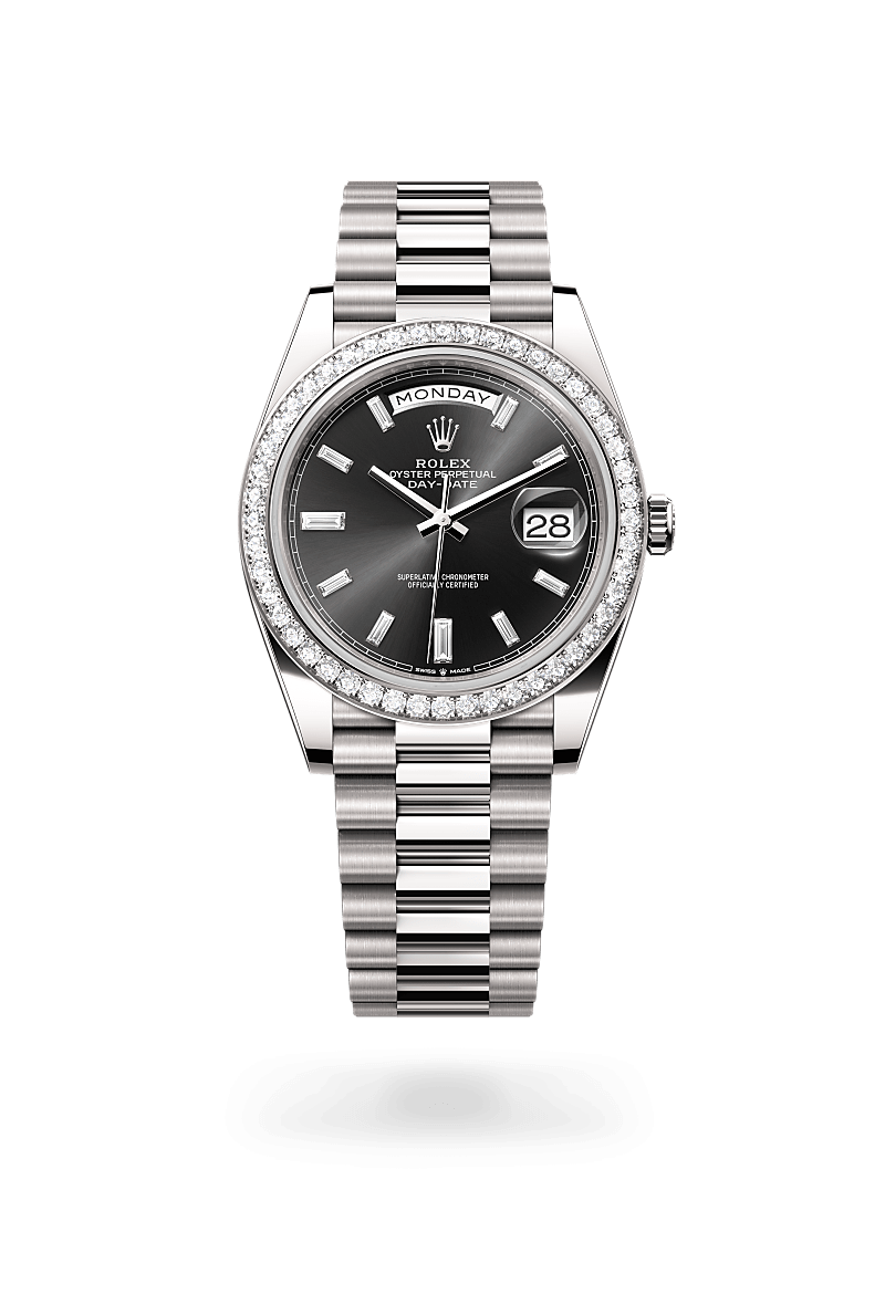 Rolex Day-Date 40 in 18 ct white gold, M228349RBR-0003 - Ethos