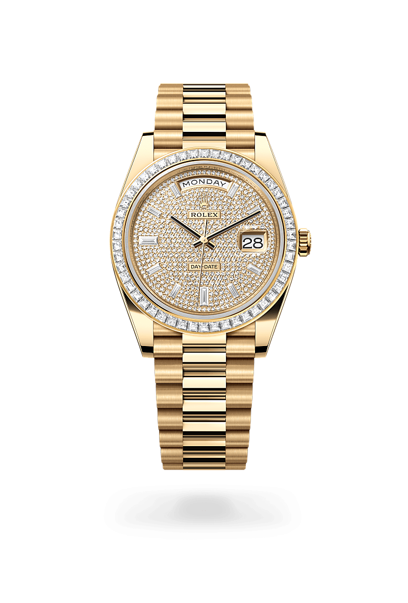 Rolex Day-Date 40 in 18 ct yellow gold, M228398TBR-0036 - Ethos