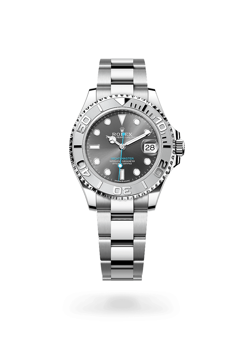 Rolex Yacht-Master 37 in Rolesium - combination of Oystersteel and platinum, M268622-0002 - Ethos