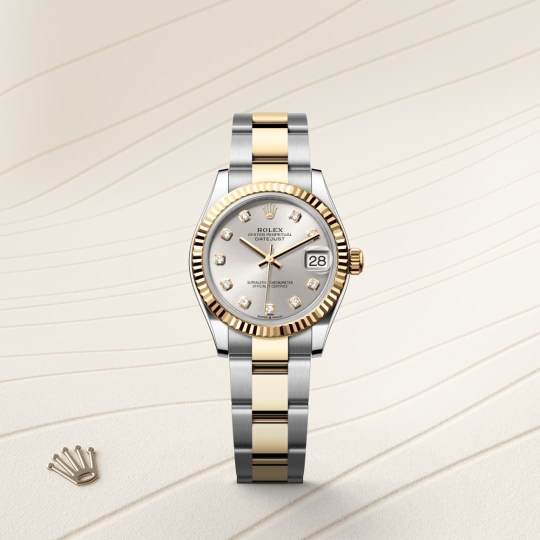 Rolex Datejust 31 in Yellow Rolesor combination of Oystersteel