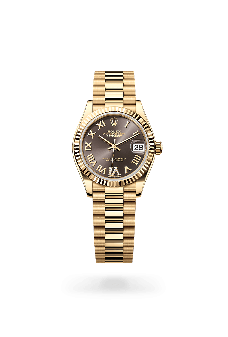 Rolex Datejust 31 Oyster, 31 mm, yellow gold