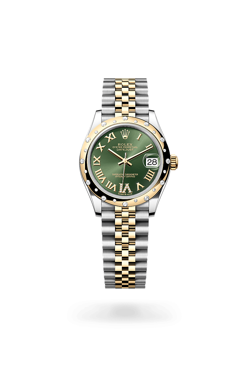 Rolex Datejust 31 in Yellow Rolesor - combination of Oystersteel and yellow gold, M278343RBR-0016 - Ethos