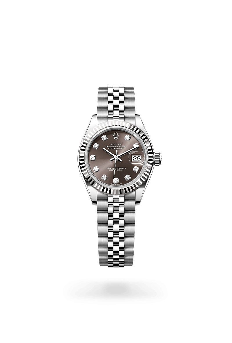 Rolex Lady-Datejust in White Rolesor - combination of Oystersteel and white gold, M279174-0015 - Ethos