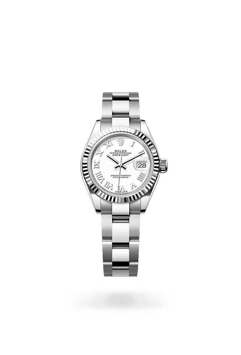 Rolex Lady-Datejust in White Rolesor - combination of Oystersteel and white gold, M279174-0020 - Ethos