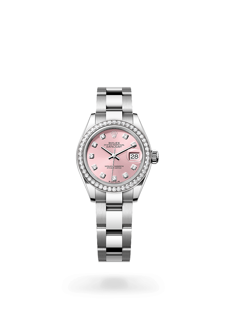 Rolex Lady-Datejust in White Rolesor - combination of Oystersteel and white gold, M279384RBR-0004 - Ethos