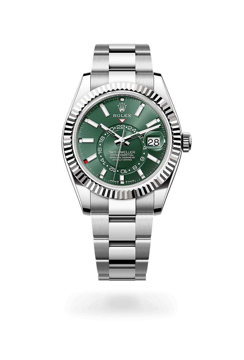 Rolex Sky-Dweller in White Rolesor - combination of Oystersteel and white gold, M336934-0001 - Ethos