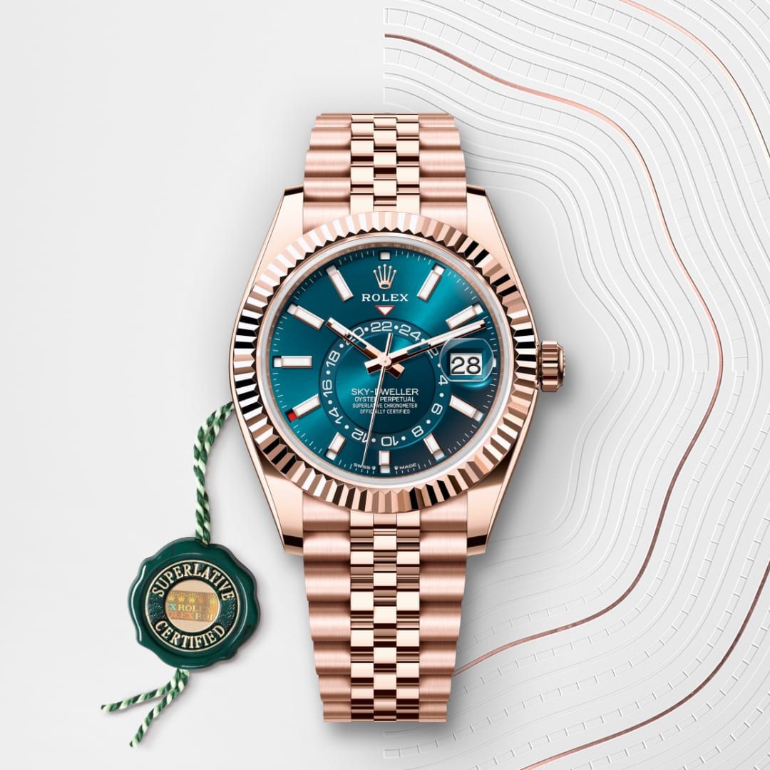 Rolex Sky-Dweller in 18 ct Everose gold, M336935-0005 Ethos
