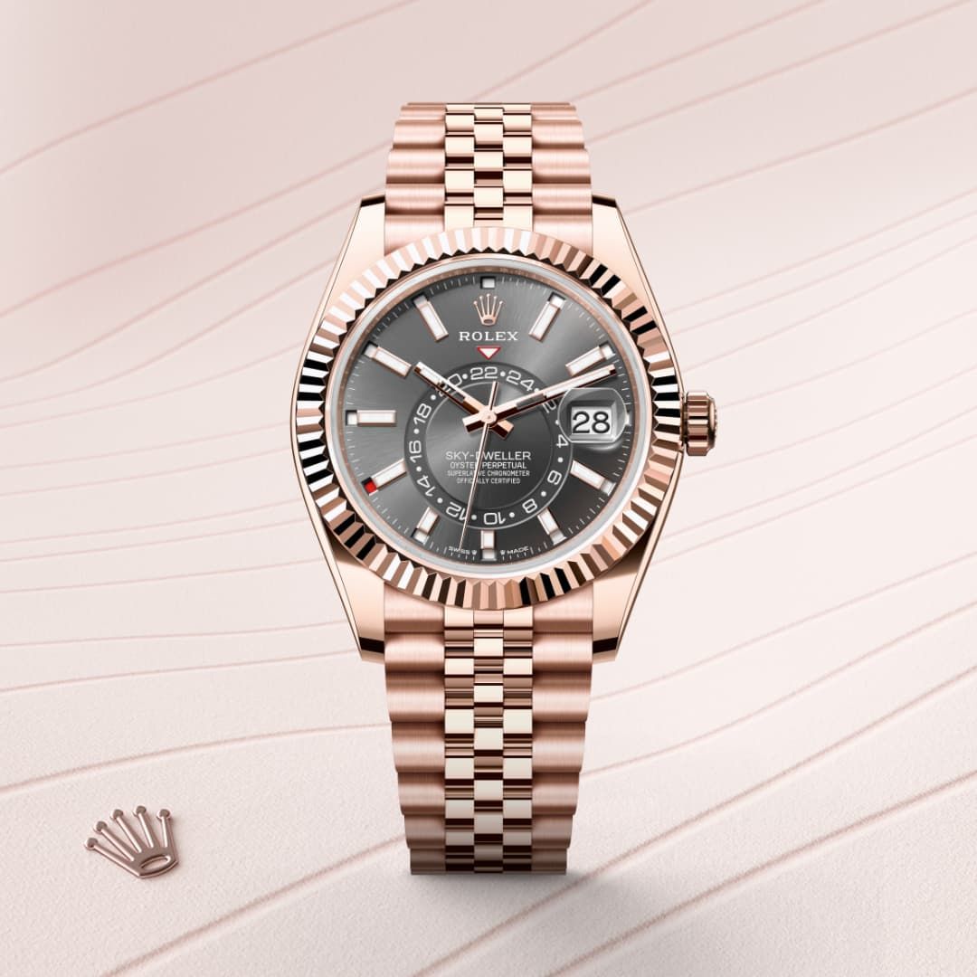 Rolex Sky-Dweller in 18 ct Everose gold, M336935-0008 Ethos