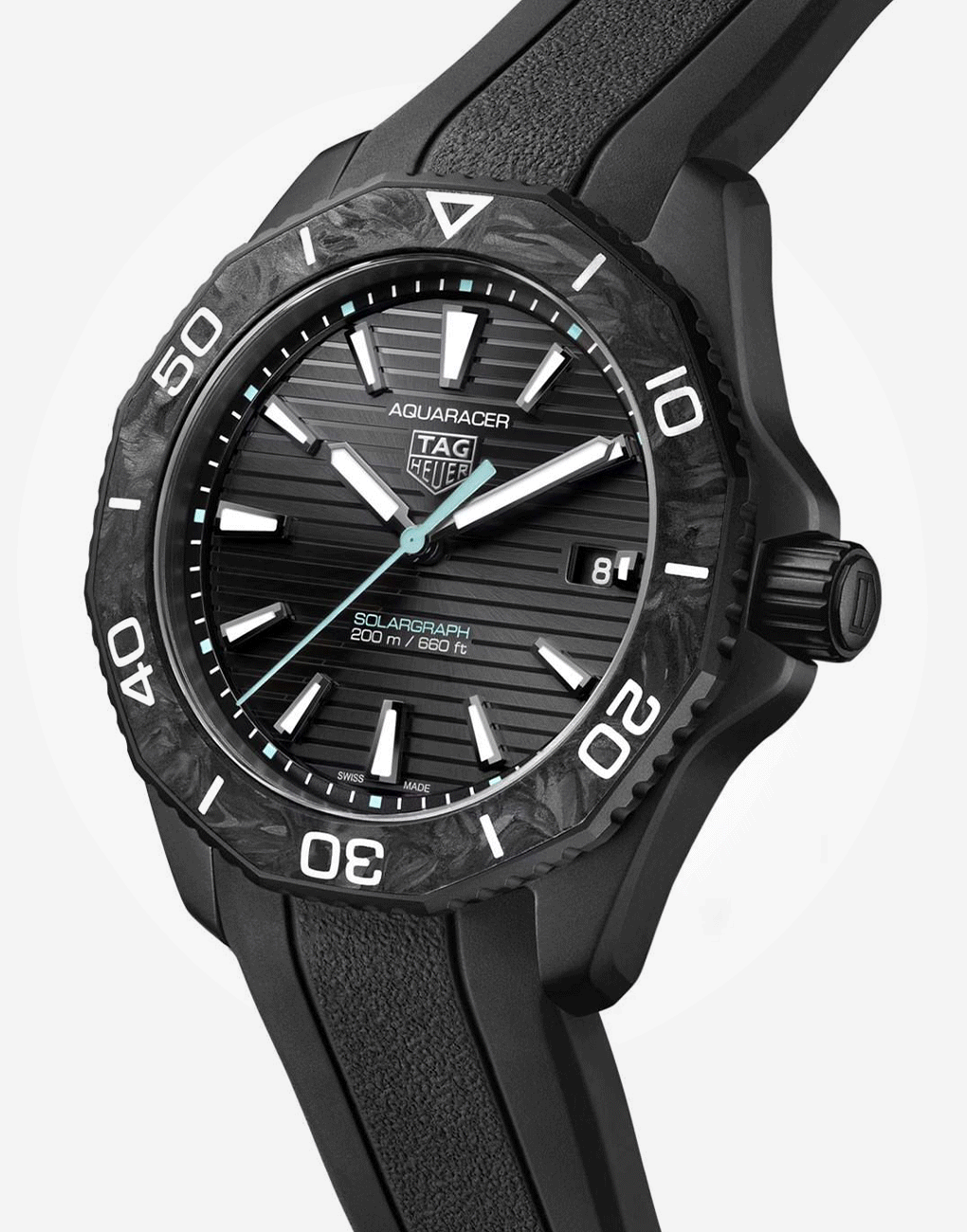 TAG Heuer Aquaracer Professional 200 Solargraph black watches