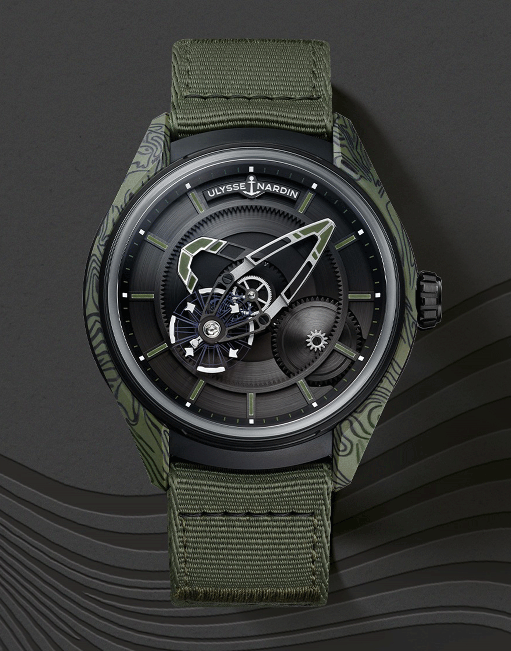 Ulysse Nardin Freak X OPS Titanium watches Carbon fibre Silicon oscillator strap options