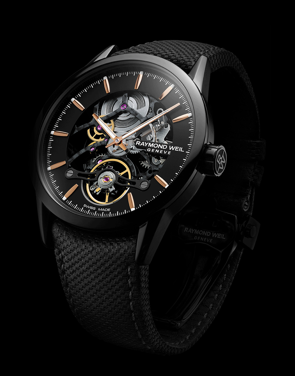 Raymond Weil Freelancer Calibre RW1212 Skeleton watch