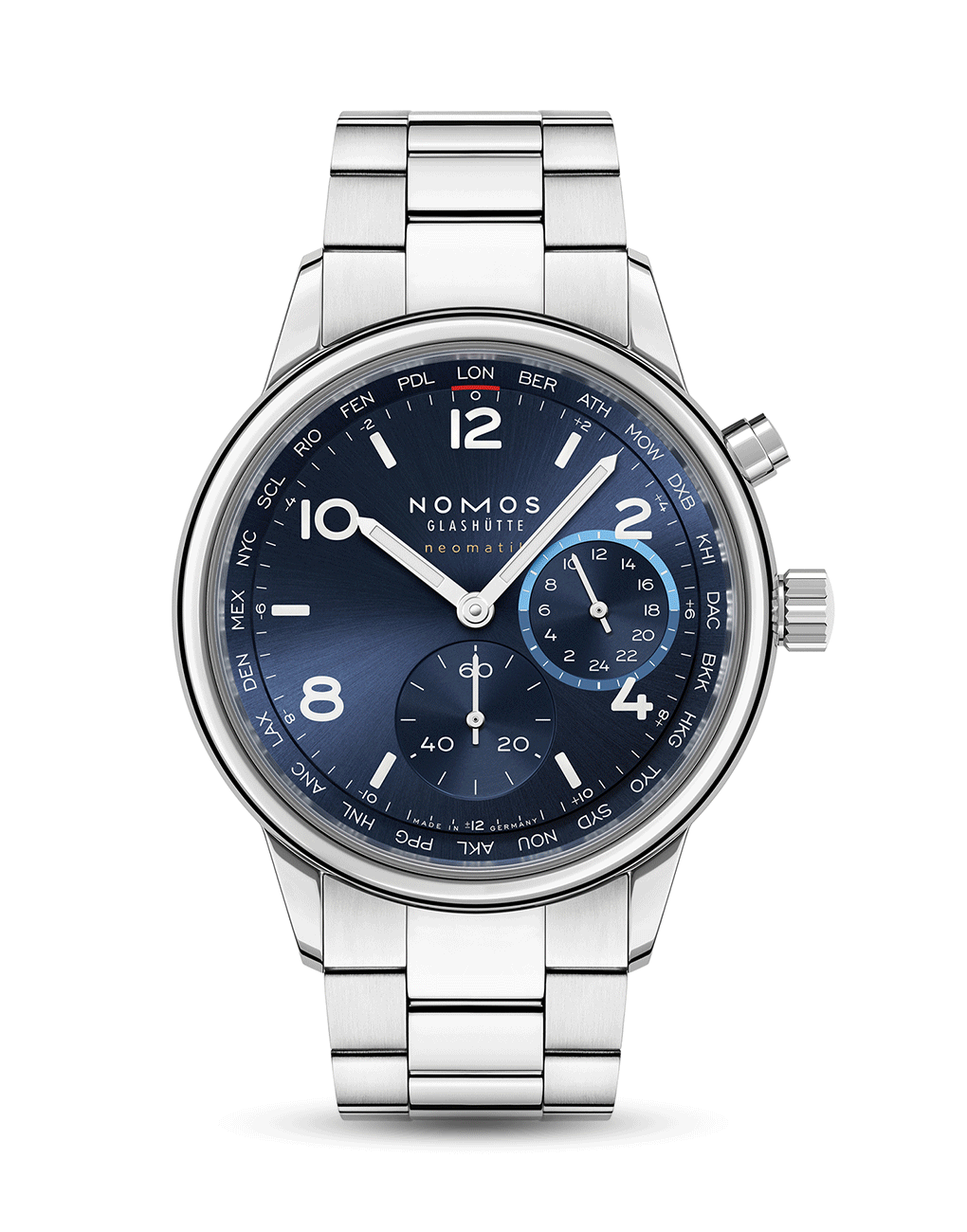 Nomos Glashütte Club Sport Neomatik Worldtimer